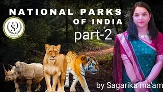 Important national parks of India 🇮🇳#part 2#static gk # by Sagarika Ma'am 