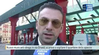 Nuovo muro anti-droga in via Orwell: si prova a sigillare il quartiere dello spaccio