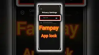 fampay app par lock kaise lagaye #fampay #erningapp #short