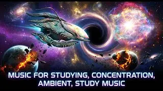 Onboard a Space Cruiser | Ship Sounds & Music for Concentration | Sci-Fi Ambient ASMR