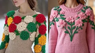 Увлекательное вязание крючком! Все будут это делать! Вау, очень просто, привлекательно! #вязаниек...