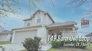 149 Barn Owl Loop, Leander | Stone Oak Property Management Austin | Leander, Texas Rental Homes
