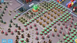 BoomBeach - Minotaur 3 Turn - Full zooka + Cpt !!!!