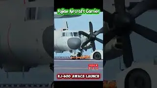 KJ 600 AWACS launch from Fujian Aircraft Carrier #shorts #viral 🔥#trending 🔥🔥#aircraftcarrier