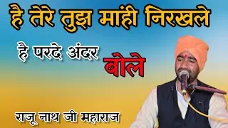 है तेरा तुझ मांही निरखले है परदे अंदर बोले // श्री राजू नाथ जी महाराज//