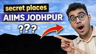UNSEEN PLACES 😱😱| AIIMS JODHPUR | VLOG #neetmotivation  #aiims campustour