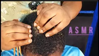 #relax #asmr  #asmrsounds #ASMR hair scalping tingles for better relaxation.
