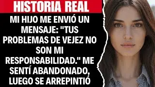 MI HIJO ME ENVIÓ UN MENSAJE: 