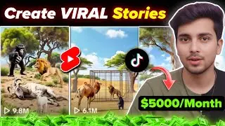 Create VIRAL AI Animal Stories & Go Viral | TikTok & YouTube Shorts Automation