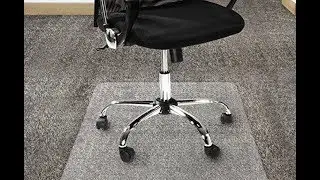 Office Marshal Polycarbonate Chair Mat for High Pile Carpet Floors, 36