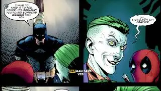 Deadpool vs Batman full comic story || MARVEL And DC collabration #comics #batmananddeadpool
