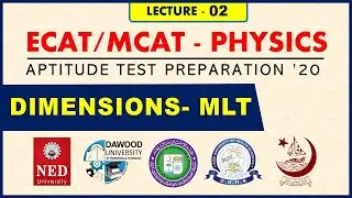 ECAT/MDCAT Aptitude Test Preparation || (PHYSICS) || Crash Course || Lec-02 (Urdu/Hindi)