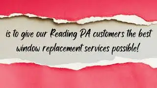 Window Installation Service/Replacement
