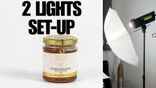 White Background Packshots Using Just TWO LIGHTS