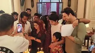 today birthday celebrate#karanvirbohra  sir on set all unit team hum rahe na rahe hum🫶🥰❤️#tinadatta