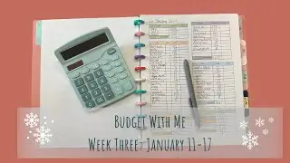 Budget With Me | January 11th - 17th Paycheck | Budget By Paycheck