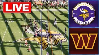 🔴 LIVE🔴Minnesota Vikings vs Washington Commanders/ Week 14 / Madden NFL 26