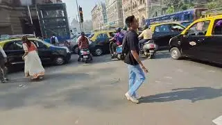 Exploring Mumbai's Flora Fauntain Cheapest Price Book Market in 4k HDR