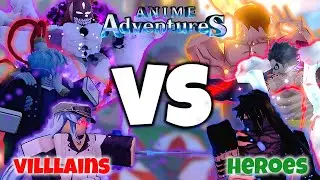 Heroes VS Villains in INFINITE | Anime Adventures | UPDATE 13.5