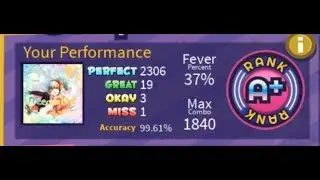 (1 miss) Roblox RoBeats - Freedom Dive (Hard) [30] A+ / 99.61% / 1840x