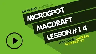MacDraft Lesson 14 How to use Guides in MacDraft 6.2
