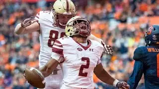 A.J. Dillon Boston college full highlights