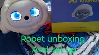Ropet, unboxing and set up #ropet #unboxing #ai #robot 