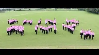 Bishop Fox's students spell out THINK AMY | Time lapse