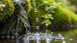 Water Drops Falling in Slow Motion | Relaxing Nature Sounds 💧