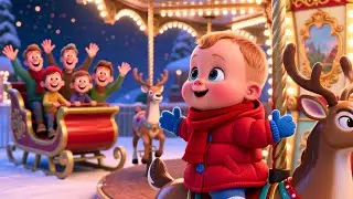 Jolly Christmas Ride 🎄🛷 Fun Holiday Song for Kids | Festive Celebration