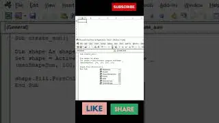 How to create a sun shape by using VBA | Visual Basic Application