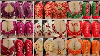 Blouse back neck designs and sleeves design|| blouse design back side/baju ke design/blouse design