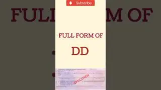 Full Form Of DD #dd #fullformdd #fullform #short #shorts #shortsvideo #shortvideo#trending #yt#viral