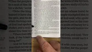 1737) 2 Kings 7:17-20 #bookoftruth #bibleverse #bibleshorts #books #voicereading #2kings7:17-20