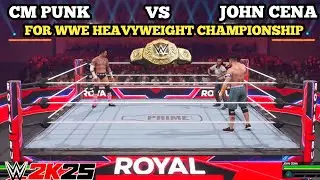 CM PUNK VS JOHN CENA FOR WWE HEAVYWEIGHT CHAMPIONSHIP|| CM PUNK TITLE DEFENCE AGINST JOHN CENA