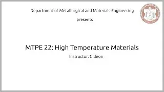 Defining 'High Temperature' in High Temperature Materials (Improved Audio)