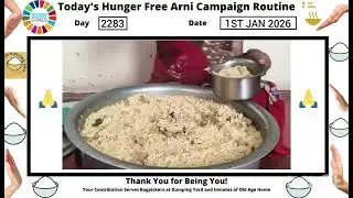 2283 Day Hunger Free Arni Campaign Routine 1 January 2026