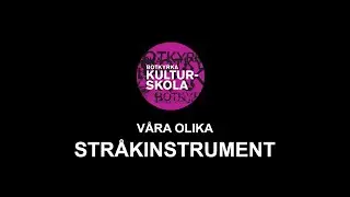 V&aring;ra olika Str&aring;kinstrument