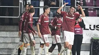 REZUMAT |  Rapid - FC Argeș 2-0. Dobre și Pașcanu duc echipa lui G&acirc;lcă pe primul loc &icirc;n Superliga