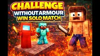 Without armour Solo Bedwars🤯|Can I win?