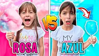O melhor ALGODÃO DOCE na COR SORTEADA vence! *Desafio em  Família