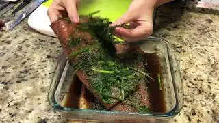 Salmão Gravlax