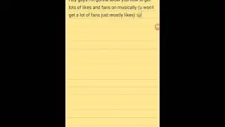 How to get likes and fans on musically!! (Mostly likes)