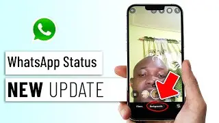 How to use Background Effects in WhatsApp Status Update!