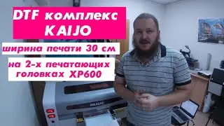 DTF комплекс KAIJO ширина печати 30 см на 2-х печатающих головках XP600.