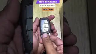 Hyundai Smart Keys Quick Battery Change|How To Change Battery of Hyundai smart keys at Home Quickly