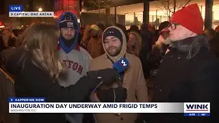 Inauguration Day underway in Washington, D.C. amid frigid temperatures