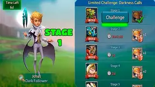 Limited Challenge Darkness Calls Stage 1 Monstrous Friendship Lords Mobile Dark Follower F2P Heroes.