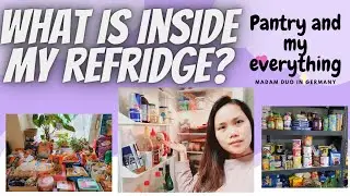 madam duo in germany|tour sa aking refridge |sinama ko na din ang pantry ko kunwari |stocks ni madam