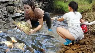 Full Video: Interesting Fishing In The Wild | Fishing Alone Catch a Lot of Fish